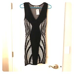 NWT Black and White Dress